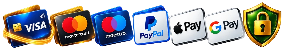 Elfogadott fizetési módok – Visa, Mastercard, Neteller, Skrill, Kripto